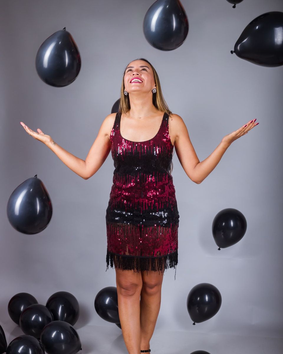 Style photo: a maroon dress similar in mood to the BORIFLORS Ruched Bodycon Corset Mini